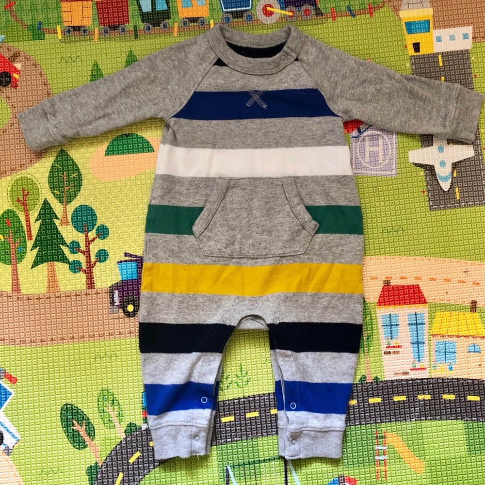 Baby Gap cotton stripped one piece